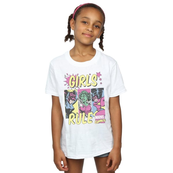 Marvel Comics Girls Rule Cotton T-Shirt