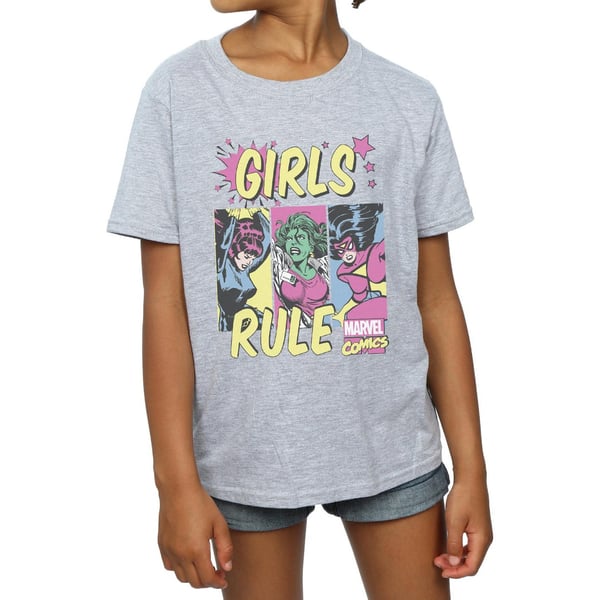 Marvel Comics Girls Rule Cotton T-Shirt