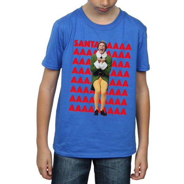 Elf Boys Buddy Santa Scream T-Shirt