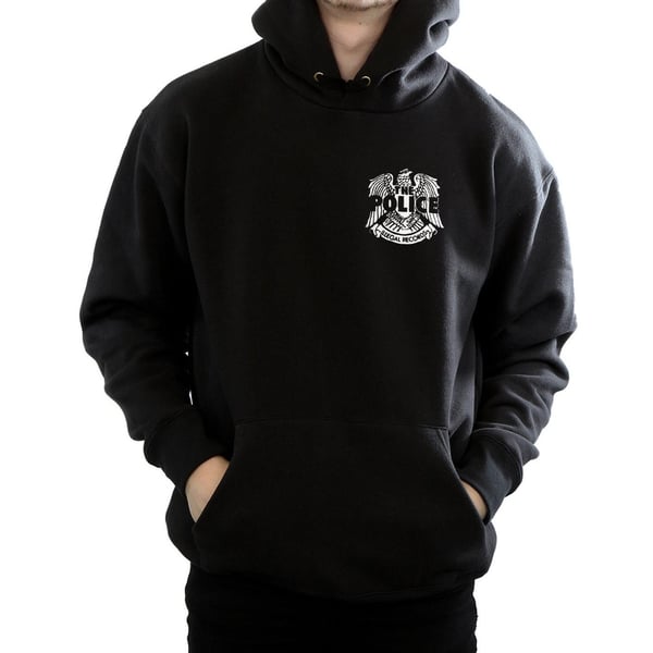 The Police Mens Illegal Records Eagle Chest Hoodie