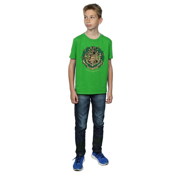 Harry Potter Boys Wreath Cotton Christmas T-Shirt