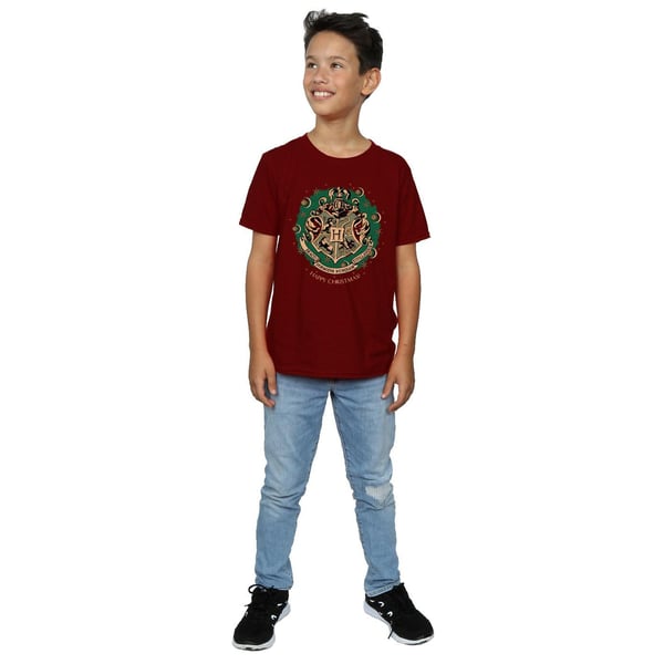 Harry Potter Boys Wreath Cotton Christmas T-Shirt