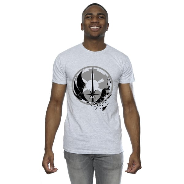 Star Wars Mens Obi-Wan Kenobi Fractured Logos T-Shirt