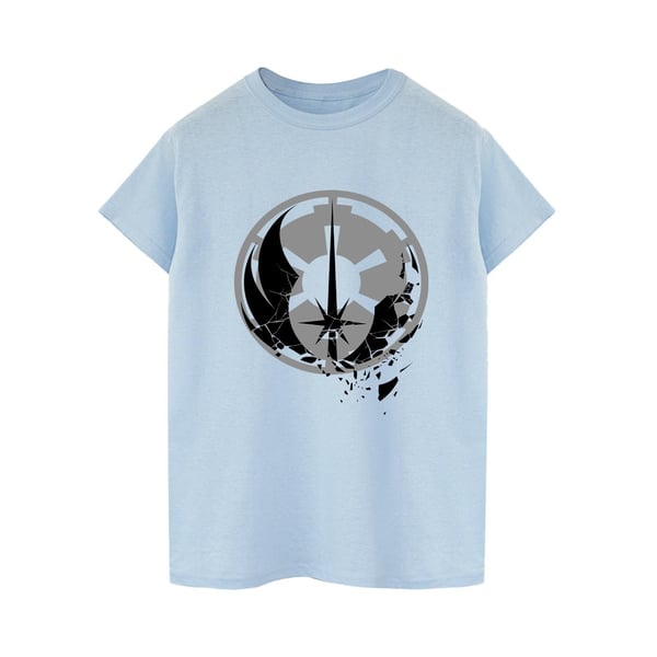 Star Wars Mens Obi-Wan Kenobi Fractured Logos T-Shirt