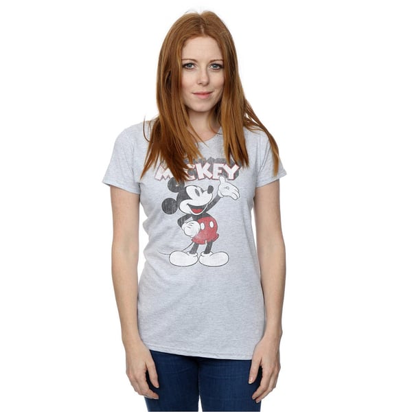 Disney Womens/Ladies Presents Mickey Mouse T-Shirt