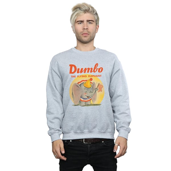 Disney Mens Dumbo Flying Elephant Sweatshirt