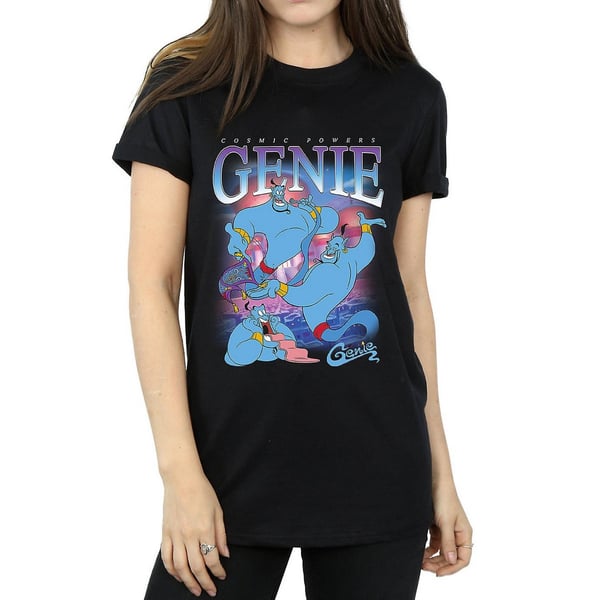 Aladdin Womens/Ladies Genie Montage Cotton Boyfriend T-Shirt