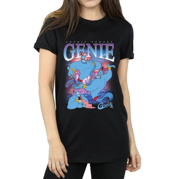 Aladdin Womens/Ladies Genie Montage Cotton Boyfriend T-Shirt