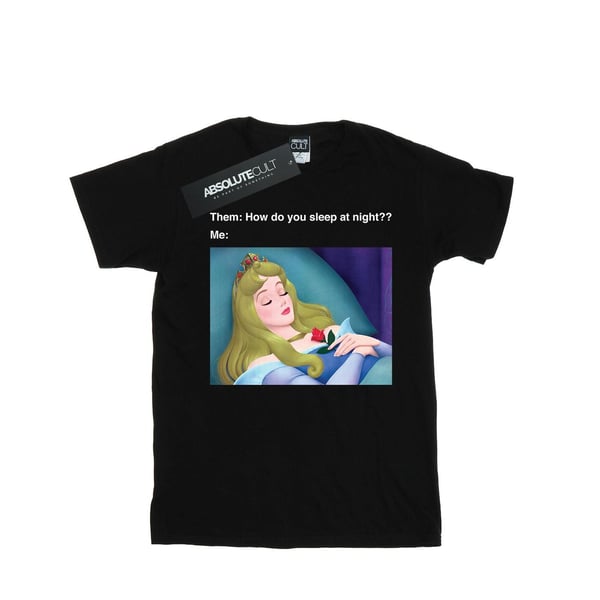 Disney Womens/Ladies Sleeping Beauty Meme Cotton Boyfriend T-Shirt
