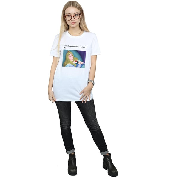 Disney Womens/Ladies Sleeping Beauty Meme Cotton Boyfriend T-Shirt