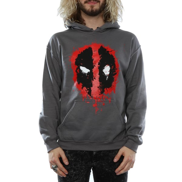 Deadpool Herr Splat Face Bomullshuvtröja