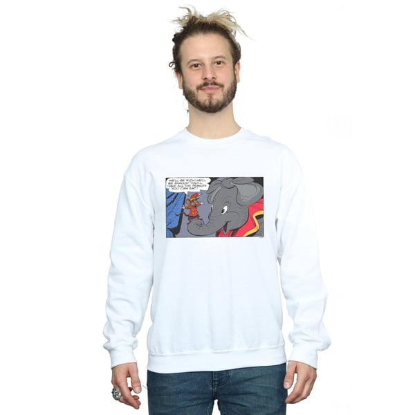 Disney Mens Dumbo Rich And Famous Sweatshirt
