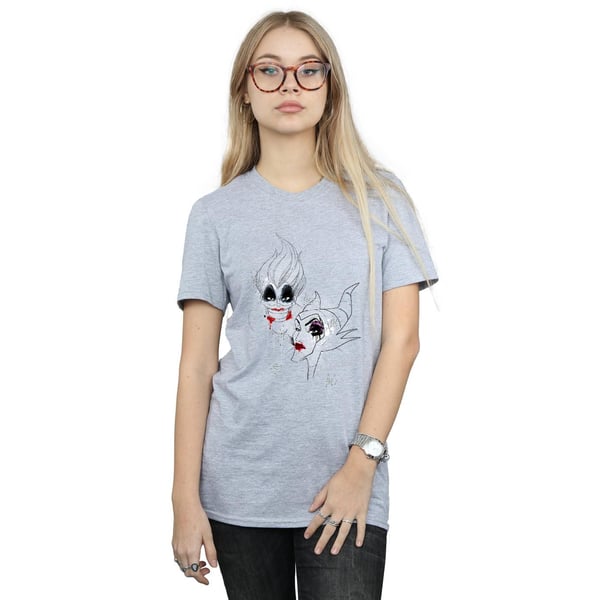 Disney Womens/Ladies Villains Wicked Women Cotton Boyfriend T-Shirt