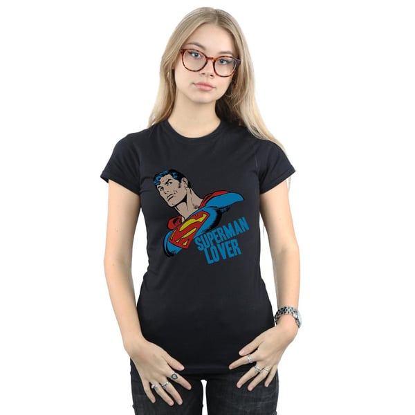 DC Comics Womens/Ladies Superman Lover Cotton T-Shirt