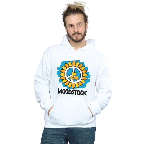 Woodstock Mens Flower Peace Hoodie