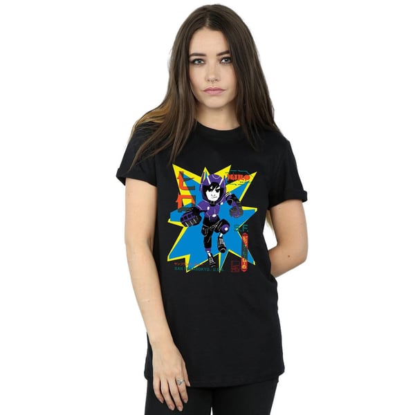 Disney Womens/Ladies Big Hero 6 Hiro Anime Cotton Boyfriend T-Shirt