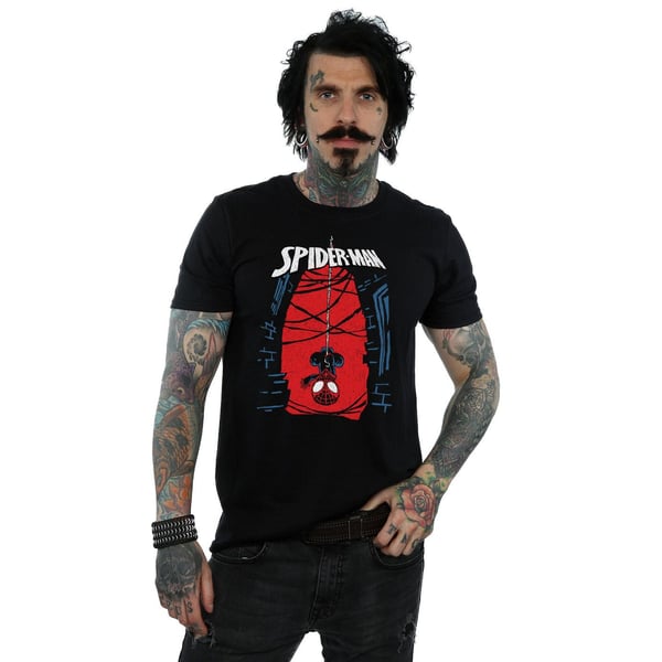 Spider-Man Mens Hanging Cotton T-Shirt