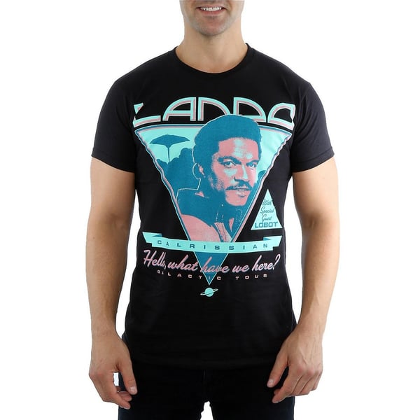 Star Wars Mens Lando Poster Cotton T-Shirt