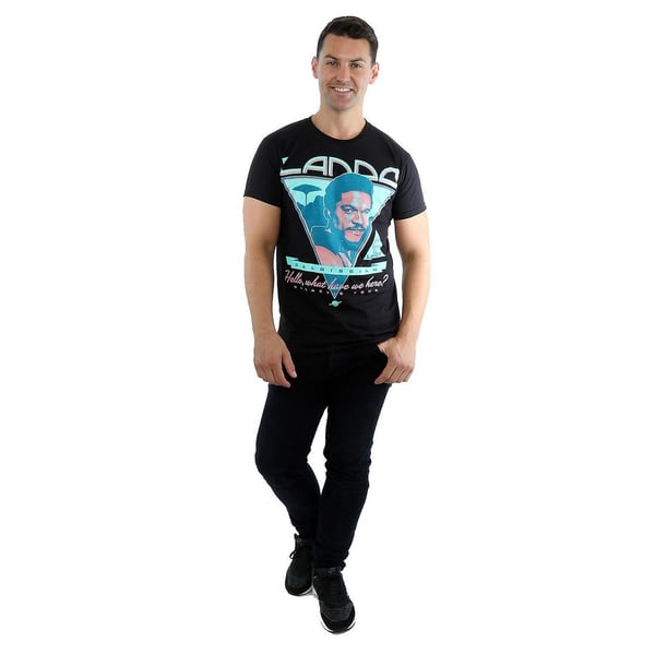 Star Wars Mens Lando Poster Cotton T-Shirt