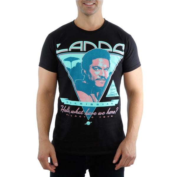 Star Wars Mens Lando Poster Cotton T-Shirt
