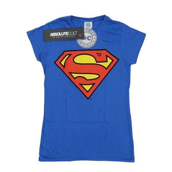 DC Comics Womens/Ladies Superman Logo Cotton T-Shirt