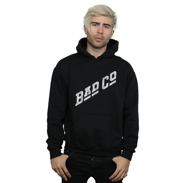 Bad Company Mens Distressed Logo Hoodie
