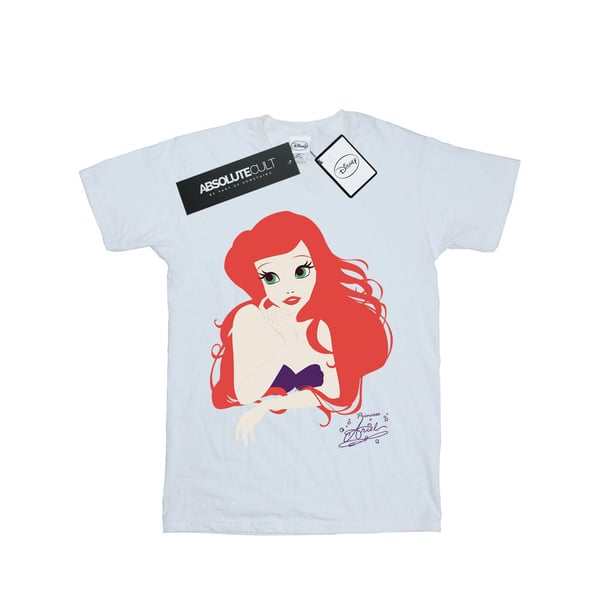 Pieni merenneito naisten Ariel-puuvillainen boyfriend-T-paita