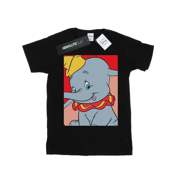 Disney Womens/Ladies Dumbo Portrait Cotton Boyfriend T-Shirt