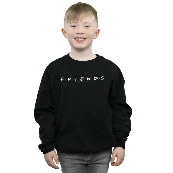 Friends Sweatshirt med tekstlogo til drenge