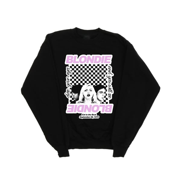 Blondie Womens/Ladies Checked Eat To The Beat Sweatshirt