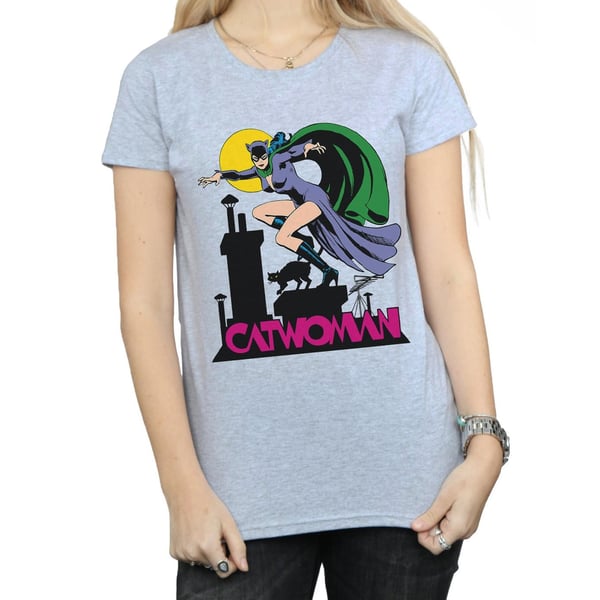 DC Comics Womens/Ladies Catwoman Text Logo Cotton T-Shirt
