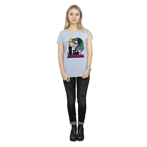 DC Comics Womens/Ladies Catwoman Text Logo Cotton T-Shirt