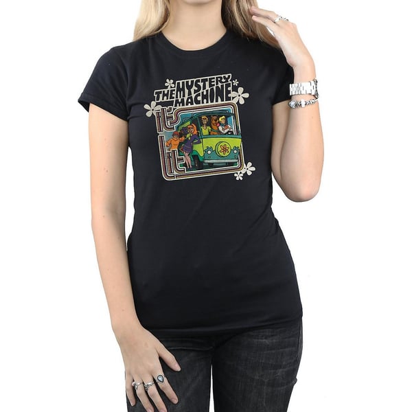 Scooby Doo naisten The Mystery Machine puuvillainen Boyfriend T-paita