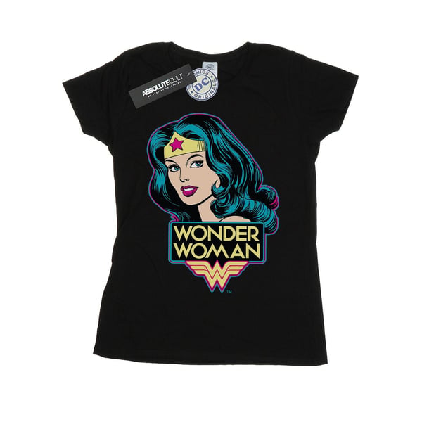 DC Comics Womens/Ladies Wonder Woman Head Cotton T-Shirt