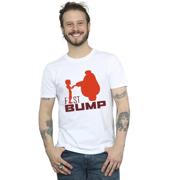 Disney Mens Big Hero 6 Baymax Fist Bump Cutout T-Shirt