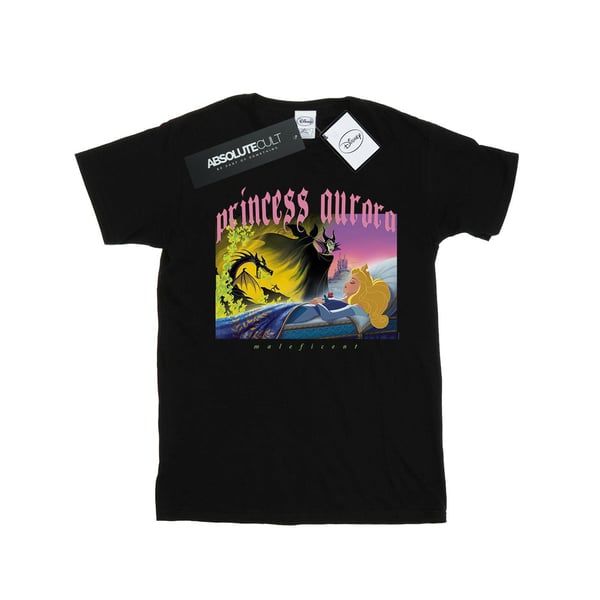 Disney Dam/Dam Törnrosa och Maleficent Bomulls Boyfriend T-shirt