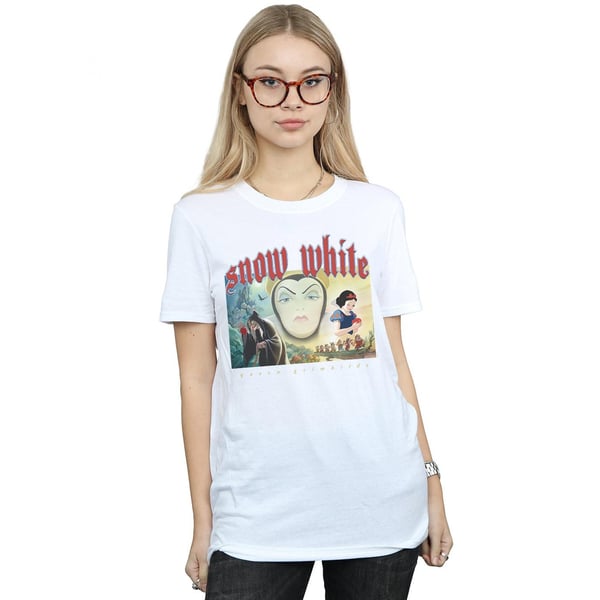 Disney Womens/Ladies Snow White And Queen Grimhilde Cotton Boyfriend T-Shirt