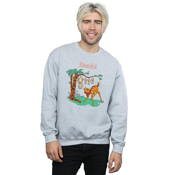 Disney Mens Bambi Tilted Up Sweatshirt