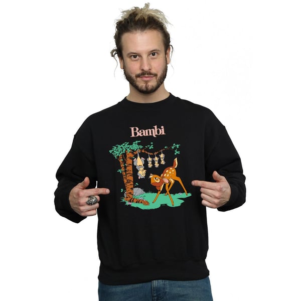Disney Mens Bambi Tilted Up Sweatshirt