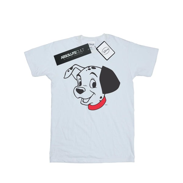 Disney Womens/Ladies 101 Dalmatians Dalmatian Head Cotton Boyfriend T-Shirt