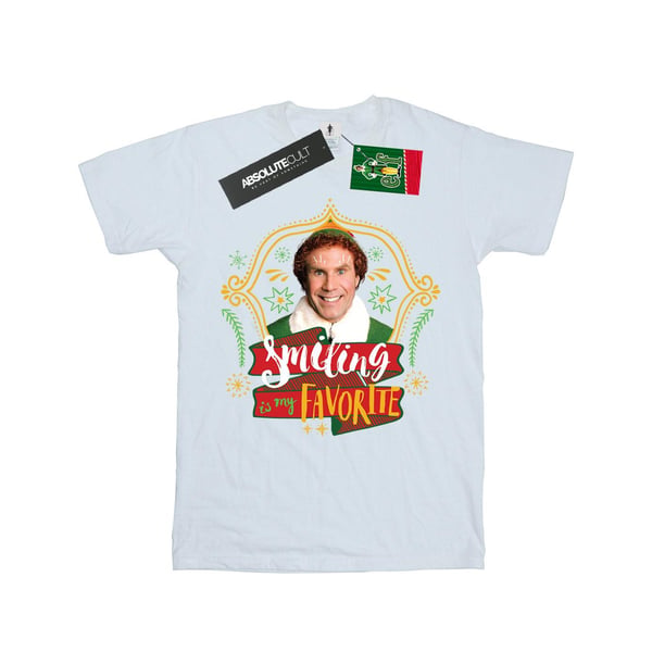 Elf Girls Buddy Smiling Cotton T-Shirt