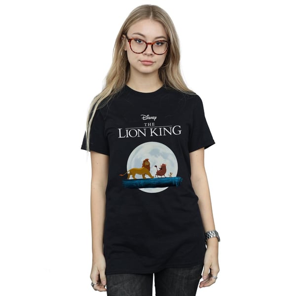 Disney Womens/Ladies The Lion King Hakuna Matata Walk Cotton Boyfriend T-Shirt