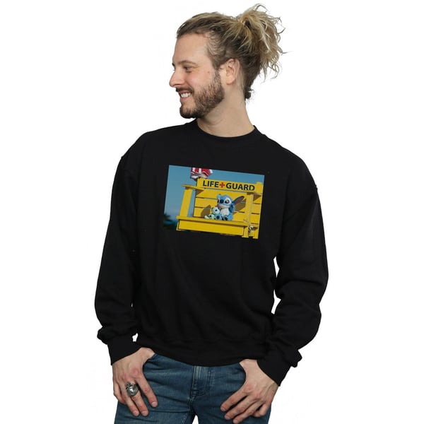 Disney Mens Lilo And Stitch Life Guard Sweatshirt