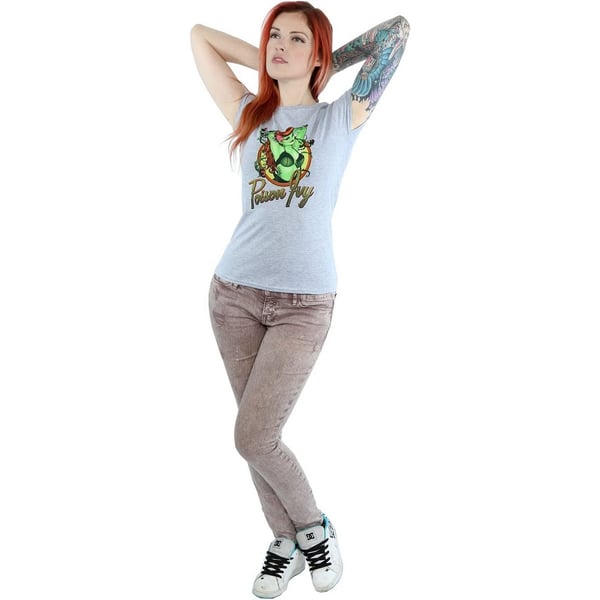 DC Bombshells Womens/Ladies Poison Ivy Badge Heather T-Shirt