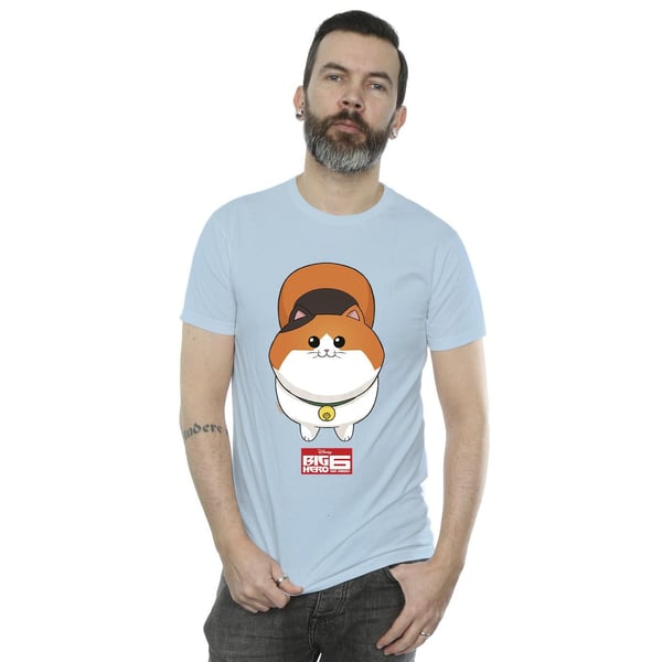 Disney Mens Big Hero 6 Baymax Kitten Face T-Shirt