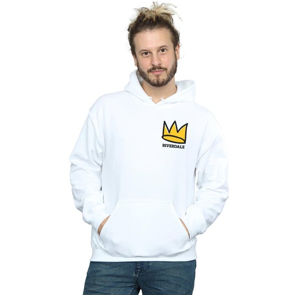 Riverdale Mens Crown Breast Print Hoodie