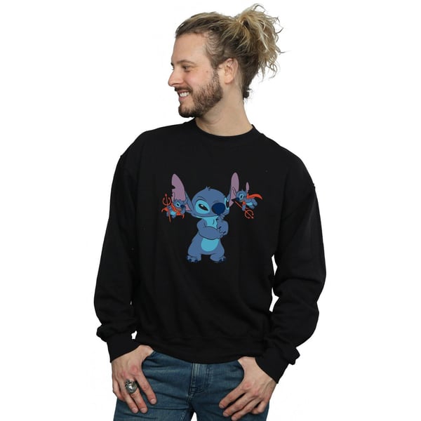 Disney Mens Lilo And Stitch Little Devils Sweatshirt