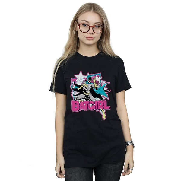 Batman Womens/Ladies Leap Batgirl Cotton Boyfriend T-Shirt