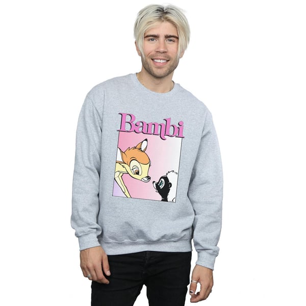 Disney Mens Bambi Nice To Meet You Sweatshirt