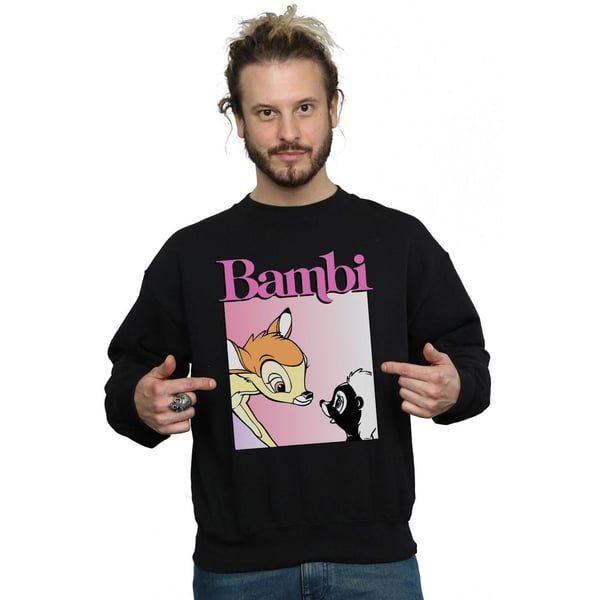 Disney Mens Bambi Nice To Meet You Sweatshirt
